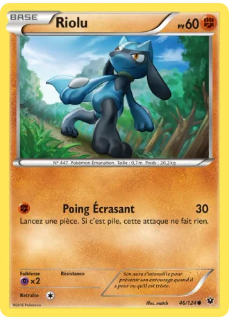Riolu #46/124 — Impact des Destins
