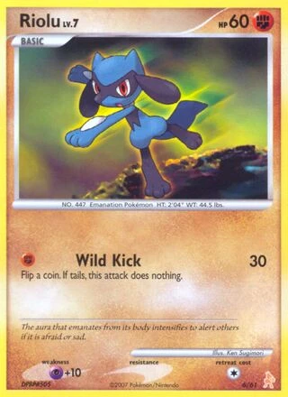 Riolu #6 — DP trainer Kit (Lucario)