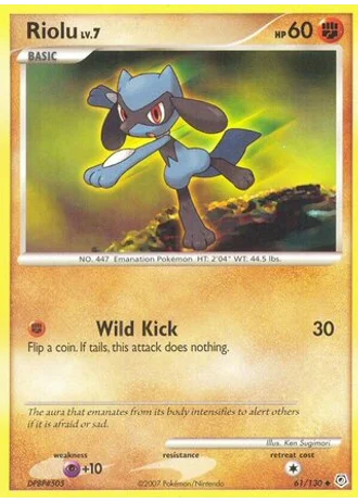 Riolu #61/130 — Countdown Calendar 2008