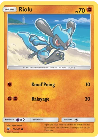 Riolu #70/147 — Ombres Ardentes