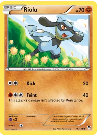 Riolu #76/135 — Plasma Storm