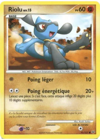 Riolu #91/127 — Platine
