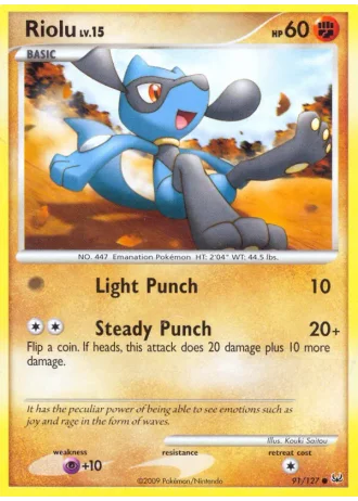 Riolu #91 — Platinum