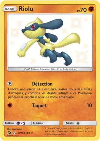 Riolu SV21/94 — Coffre Chromatique (Destinées Occultes)