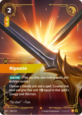 Riposte #206/221 — Spiritforged
