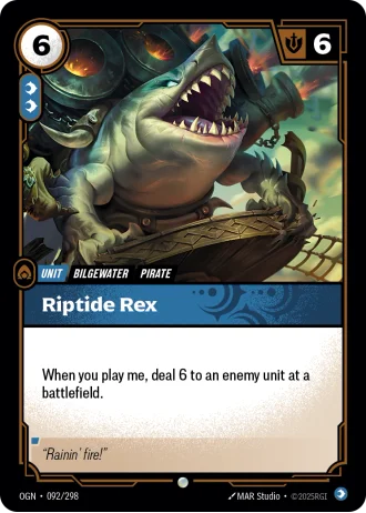 Riptide Rex #092/298 — Origins