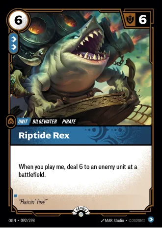 Riptide Rex #092/298 — Organized Play Promos