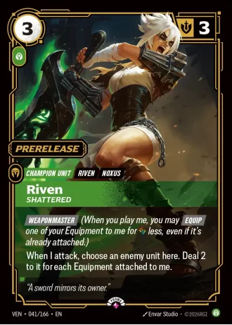 Riven, Shattered #041/166 — Organized Play Promos