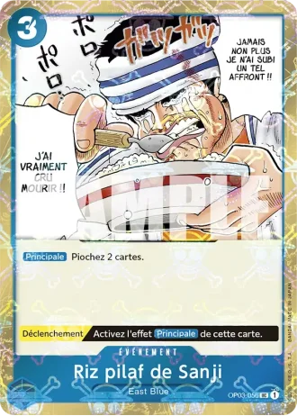 Riz pilaf de Sanji (OP03-056) (Alternative Art) — ONE PIECE CARD THE BEST (PRB01)