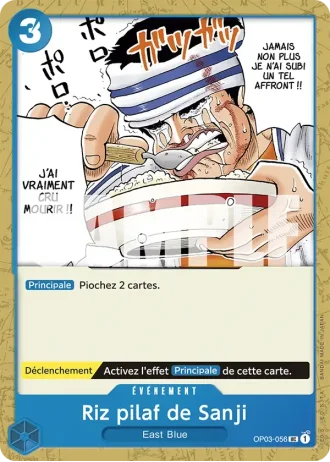 Riz pilaf de Sanji (OP03-056) (Textured Foil) — ONE PIECE CARD THE BEST (PRB01)