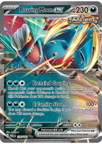 Roaring Moon ex #124/182 — Paradox Rift