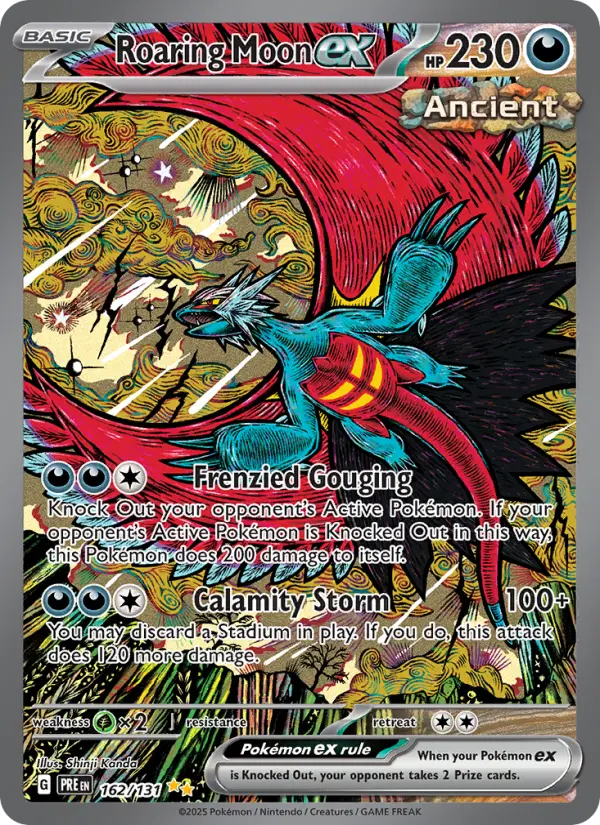 Roaring Moon ex #162 — Prismatic Evolutions