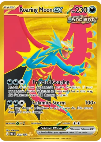 Roaring Moon ex #262/182 — Paradox Rift