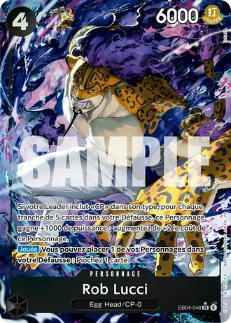 Rob Lucci (EB04-048) (Alternative Art) — Aventure sur l'Île de Dieu (OP15-EB04)