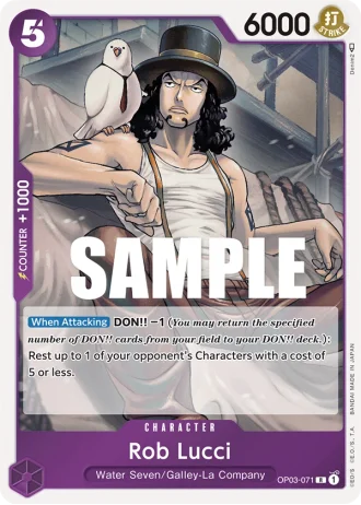 Rob Lucci (OP03-071) — Pillars of Strength (OP03)