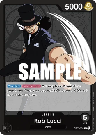 Rob Lucci (OP03-076) — Pillars of Strength (OP03)