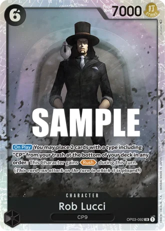 Rob Lucci (OP03-092) — Pillars of Strength (OP03)