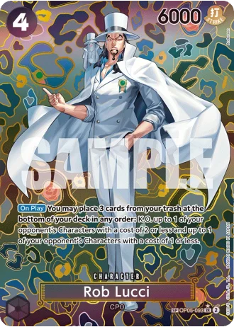 Rob Lucci (OP05-093) (Special Rare) — Emperors in the New World (OP09)