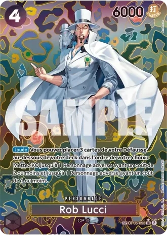 Rob Lucci (OP05-093) (Special Rare) — Les Nouveaux Empereurs (OP09)