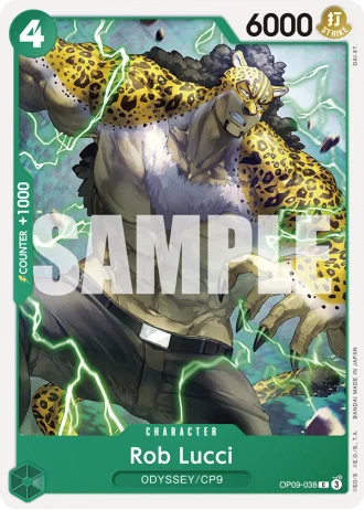 Rob Lucci (OP09-038) — Emperors in the New World (OP09)