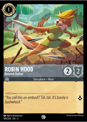Robin Hood - Beloved Outlaw #189/204 — Into the Inklands