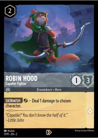 Robin Hood - Capable Fighter #17/204 — Rise of the Floodborn