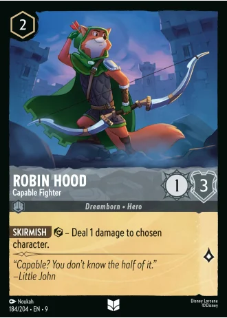 Robin Hood - Capable Fighter #184/204 — Fabled