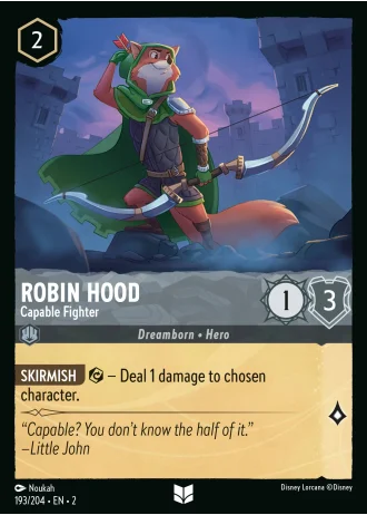 Robin Hood - Capable Fighter #193/204 — Rise of the Floodborn