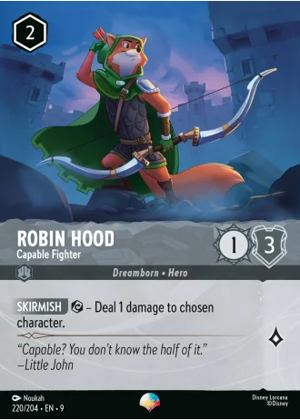 Robin Hood - Capable Fighter #220/204 — Fabled