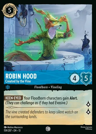 Robin Hood - Created by the Vine #159/261 — Attack of the Vine!