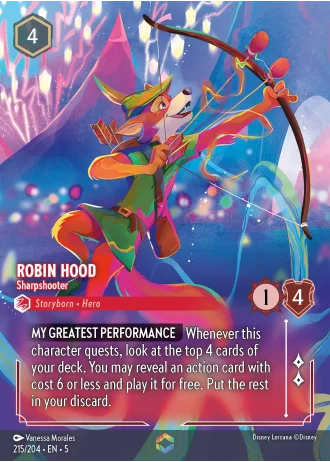 Robin Hood - Sharpshooter #215/204 — Shimmering Skies