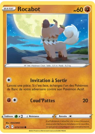 Rocabot #073/159 — Zénith Suprême
