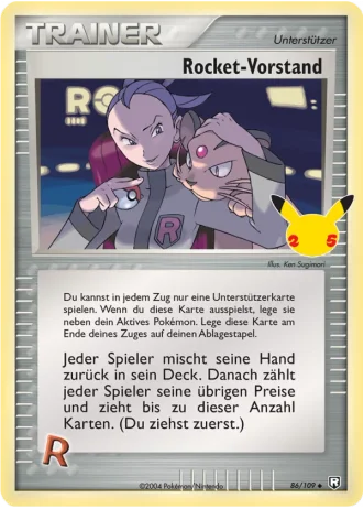 Rocket Vorstand #86/109 — Klassische Sammlung (Celebrations)