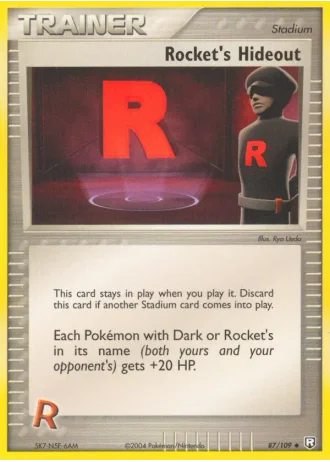 Rocket's Hideout #87/109 — Team Rocket Returns