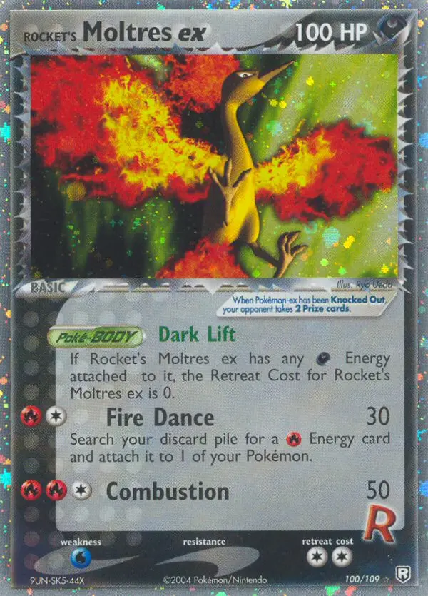 Rocket's Moltres ex #100 — Team Rocket Returns