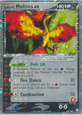 Rocket's Moltres ex #100 — Team Rocket Returns