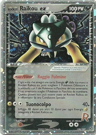 Rocket's Raikou ex #108 — EX Deoxys