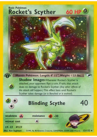 Rocket's Scyther #13 — Gym Heroes