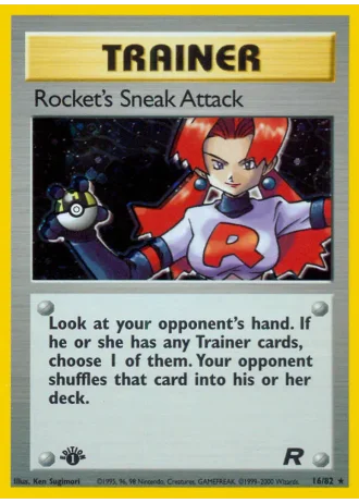 Rocket's Sneak Attack (1st Edition) #16/82 — Team Rocket (1st Edition)