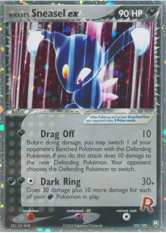 Rocket's Sneasel ex #103/109 — Team Rocket Returns