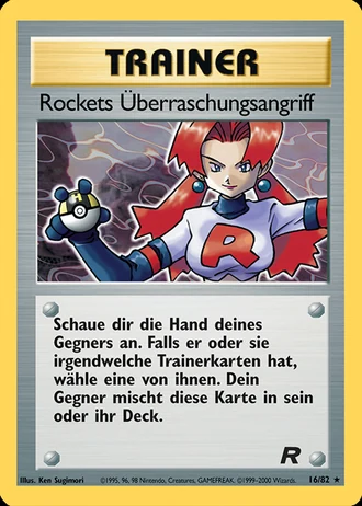 Rockets Überraschungsangriff #16/82 — Team Rocket