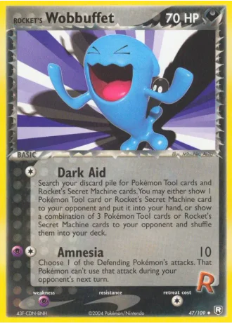 Rocket's Wobbuffet #47/109 — Team Rocket Returns