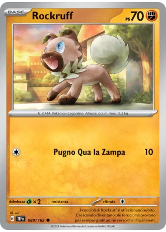 Rockruff #089/162 — Cronoforze