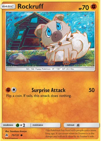 Rockruff #75/131 — Forbidden Light