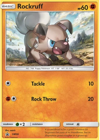 Rockruff SM06 — Sun & Moon Promos