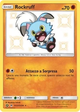 Rockruff SV23/94 — Tesoro Cromatico (Destino Sfuggente)