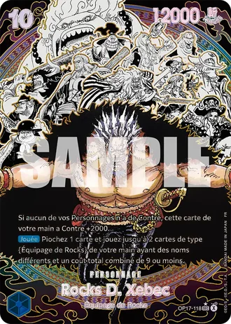 Rocks D. Xebec (OP17-118) (Alternative Art 2) — Les Guerriers les Plus Puissants au Monde (OP17)