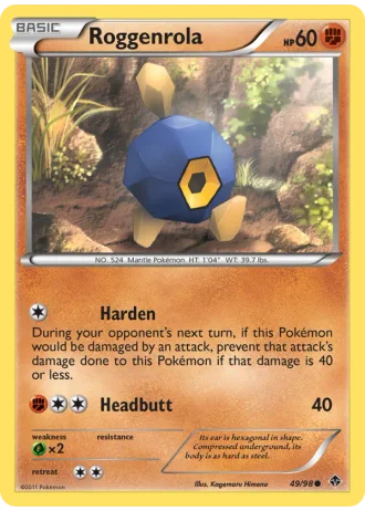 Roggenrola #49/98 — Emerging Powers