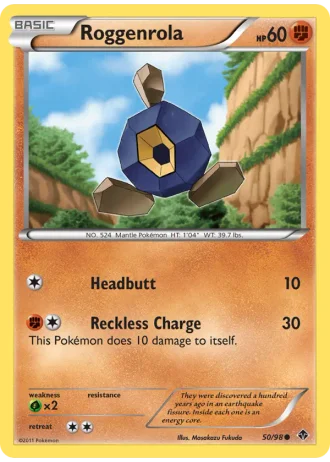 Roggenrola #50/98 — Emerging Powers