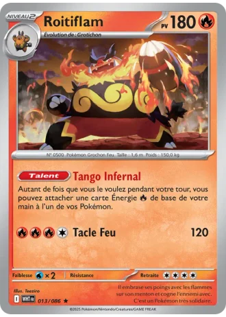 Roitiflam #013/86 — Flamme Blanche